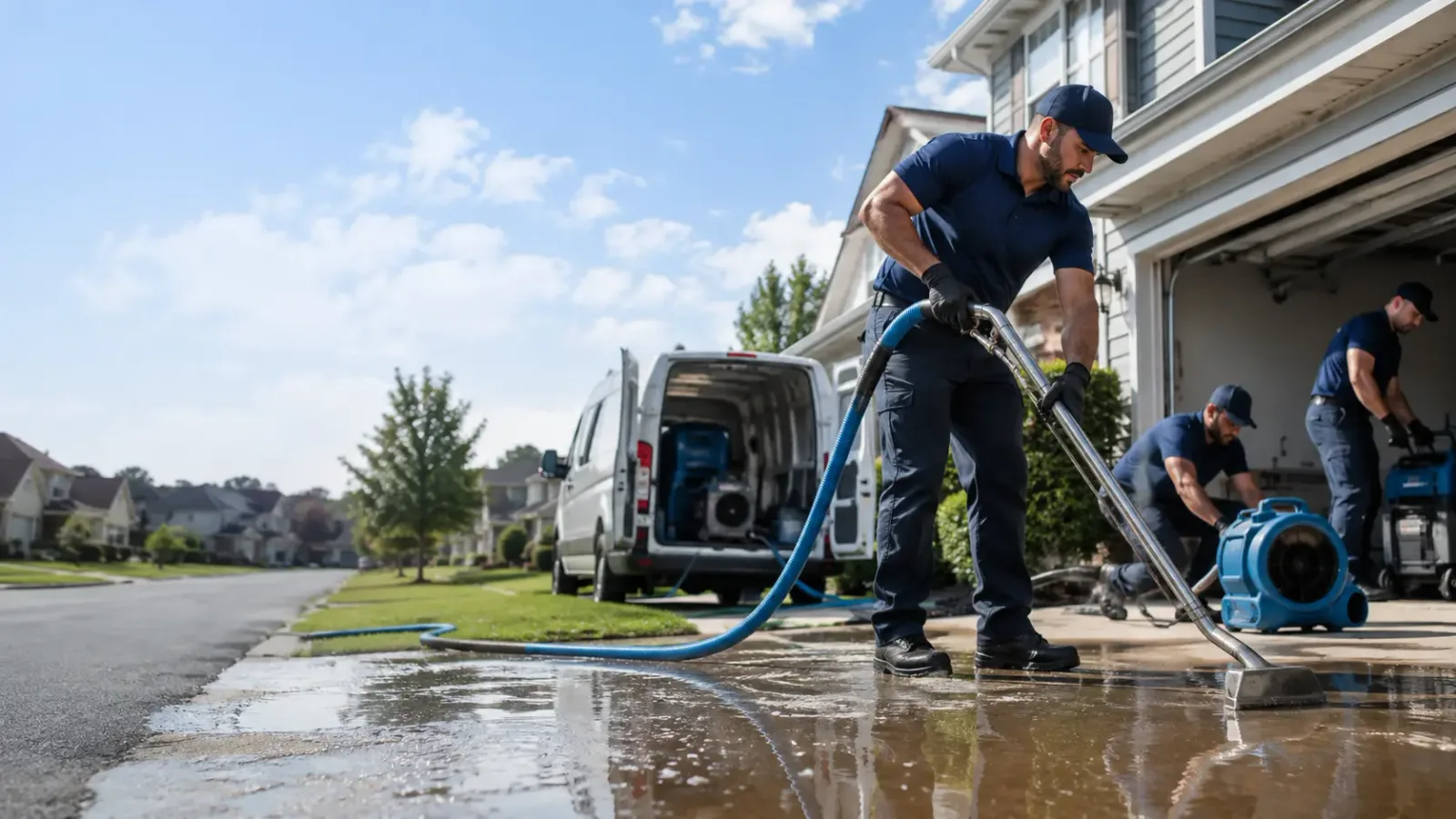 Flood Damage Restoration in Commercial Point, OH